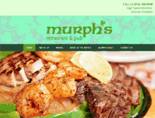 Tablet Screenshot of murphsrestaurant.com